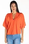 Blusa Dwz Lisa Manga Morcego