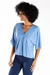 Blusa Dwz Lisa Manga Morcego