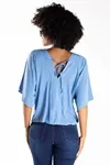 Blusa Dwz Lisa Manga Morcego