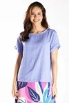 Blusa Dwz Manga Curta Lisa