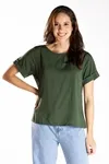 Blusa Dwz Manga Curta Lisa