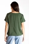 Blusa Dwz Manga Curta Lisa