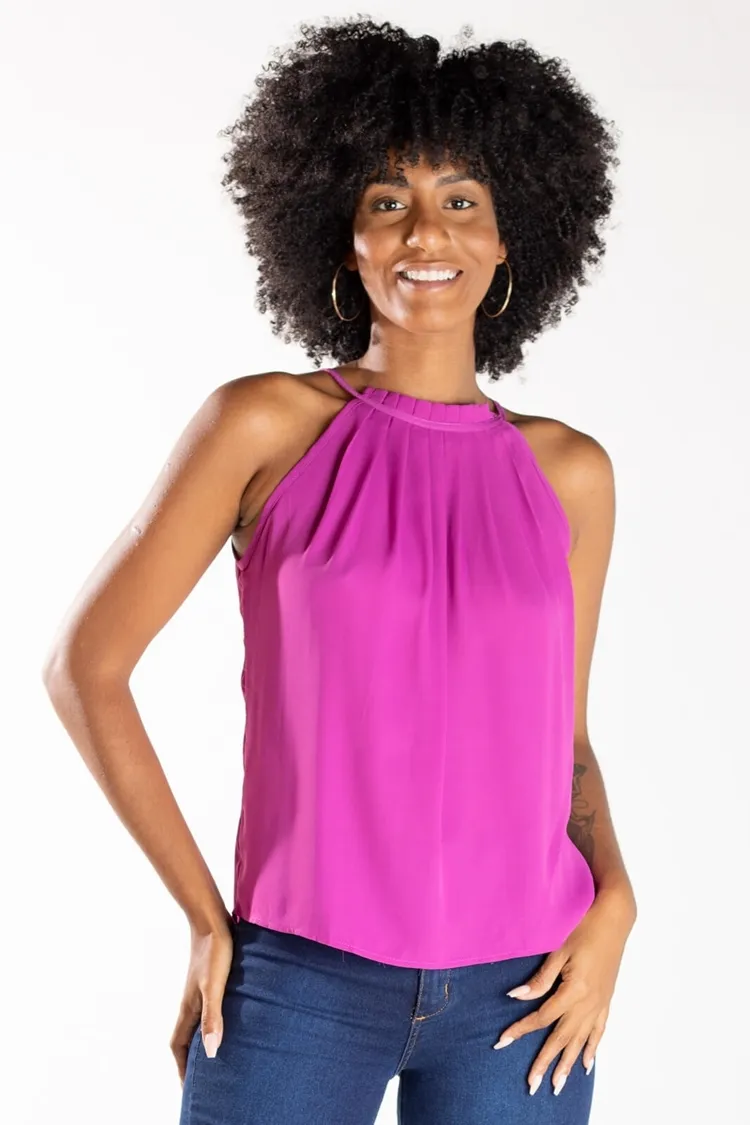 Blusa Dwz Plissada Lisa