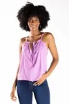 Blusa Dwz Alcas Amarracao No Busto Lisa
