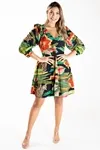 Vestido Dwz Estampado Carol Mello