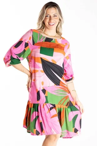 Vestido Dwz Decote Quadrado