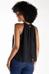 Blusa Dwz Plissada Em Crepe