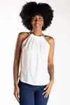 Blusa Dwz Plissada Em Crepe