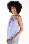 Blusa Dwz Trancado Em Crepe