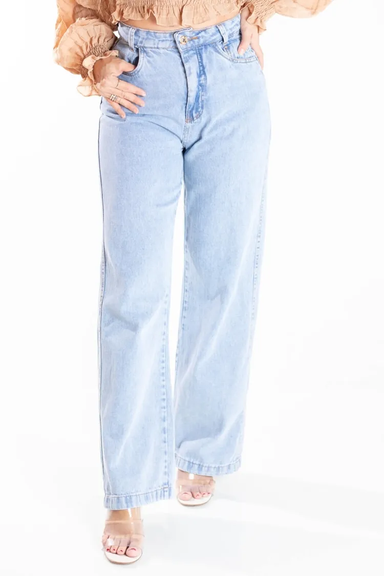 Calca Dwz Wide Leg Jeans