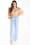 Calca Dwz Wide Leg Jeans