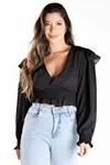 Cropped Dwz Manga Longa