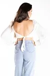 Cropped Dwz Com Bojo Manga Longa
