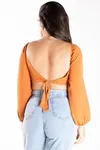 Cropped Dwz Com Bojo Manga Longa