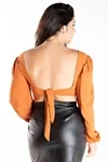 Cropped Dwz Manga Longa Com Bojo
