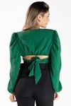 Cropped Dwz Manga Longa Com Bojo
