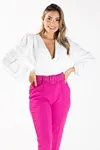 Cropped Dwz Manga Longa Com Bojo