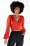 Cropped Dwz Manga Longa Com Bojo
