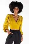 Cropped Dwz Manga Longa Com Bojo