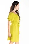 Vestido Dwz Ombro A Ombro Liso Mg Curta