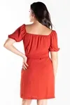 Vestido Dwz Ombro A Ombro Liso Mg Curta