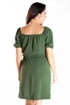 Vestido Dwz Ombro A Ombro Liso Mg Curta