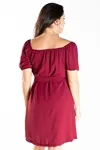 Vestido Dwz Ombro A Ombro Liso Mg Curta