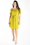 Vestido Dwz Ombro A Ombro Liso Mg Curta
