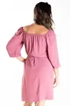 Vestido Dwz Ombro A Ombro Liso