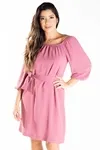 Vestido Dwz Ombro A Ombro Liso