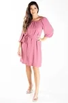Vestido Dwz Ombro A Ombro Liso