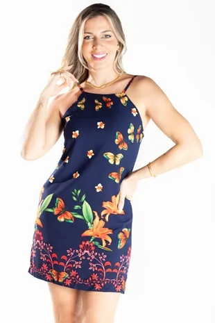 Vestido Dwz Curto Estampado