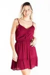 Vestido Dwz Curto Pipoca Com Bojo