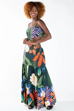 Vestido Dwz Estampado Carol Mello