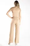 Conjunto Dwz Cropped E Calca Canelado