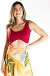 Cropped Dwz Canelado Liso