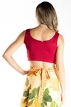 Cropped Dwz Canelado Liso