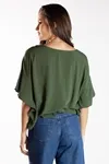 Blusa Dwz Lisa Meia Manga Gola V