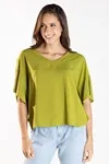 Blusa Dwz Lisa Meia Manga Gola V