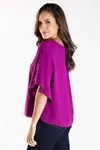 Blusa Dwz Lisa Meia Manga Gola V
