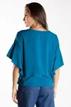 Blusa Dwz Lisa Meia Manga Gola V