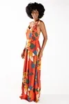 Vestido Dwz Longo Estampado