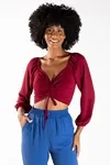 Cropped Dwz Liso Com Bojo