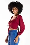 Cropped Dwz Liso Com Bojo