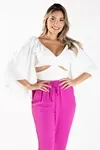 Cropped Dwz Liso Com Bojo