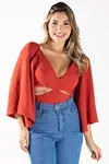 Cropped Dwz Liso Com Bojo
