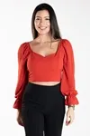 Cropped Dwz Com Manga Longa