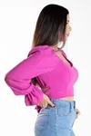 Cropped Dwz Com Manga Longa
