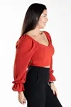 Cropped Dwz Com Manga Longa