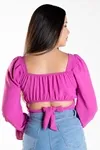 Cropped Dwz Com Manga Longa